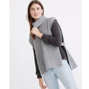 NWT Madewell Bournville Waffle Sweater Vest
